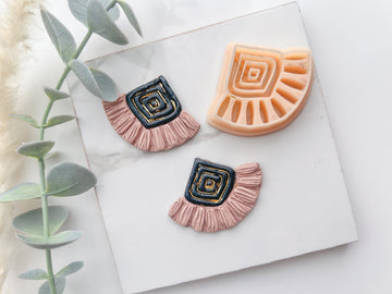 Tassel Polymer Clay Cutter | Macrame Polymer Clay Cutters | Embossing Clay Cutter